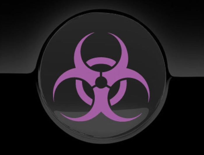 Biohazard Fuel Cap Cover Car Sticker