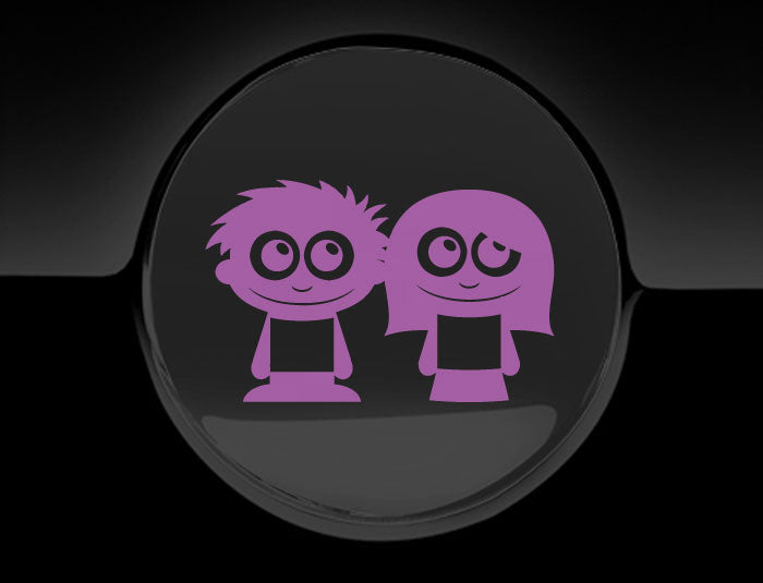 Adorable Friends Fuel Cap Car Sticker