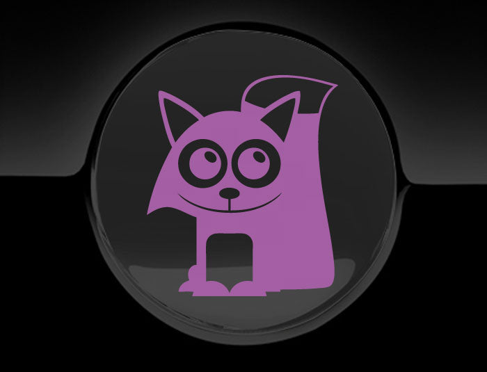 Adorable Fox Fuel Cap Car Sticker