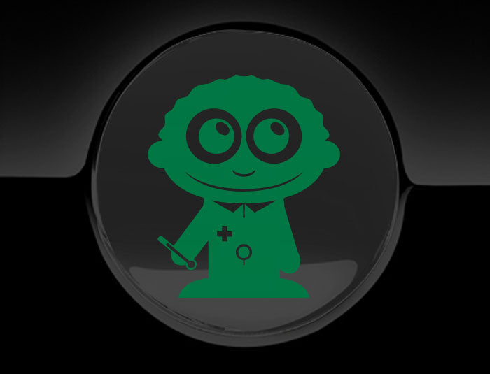 Adorable Doctor Fuel Cap Car Sticker