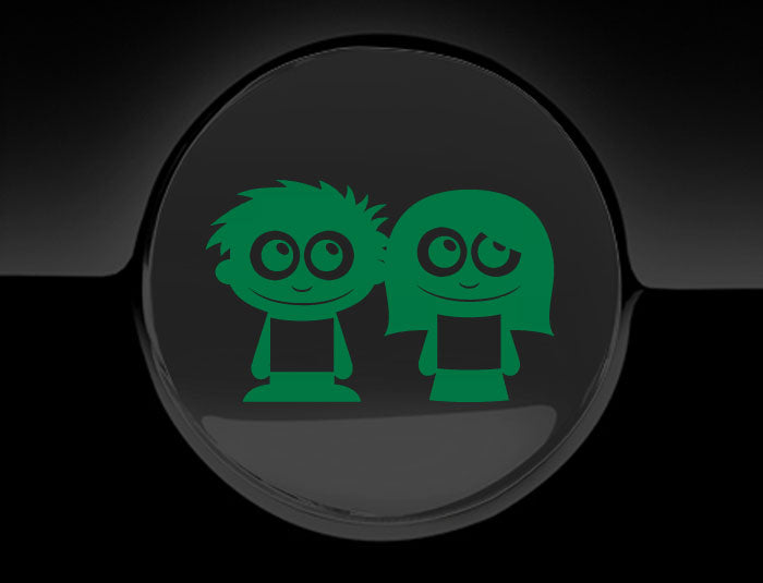Adorable Friends Fuel Cap Car Sticker