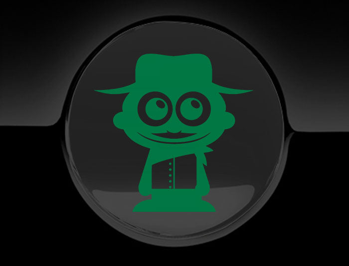 Adorable Cowboy Fuel Cap Car Sticker