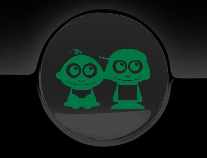 Adorable Children Fuel Cap Car Sticker