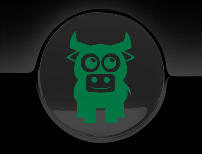 Adorable Bull Fuel Cap Car Sticker