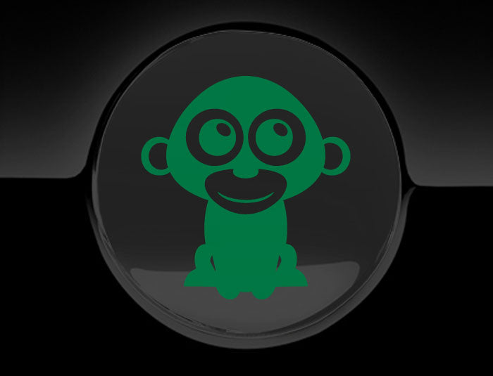 Adorable Monkey Fuel Cap Car Sticker