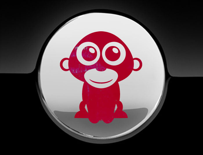 Adorable Gorilla Fuel Cap Car Sticker