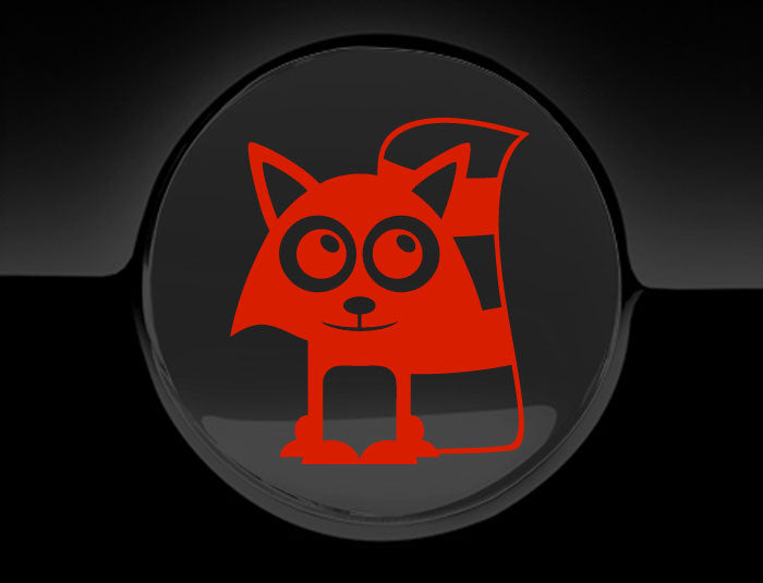 Adorable Raccoon Fuel Cap Car Sticker