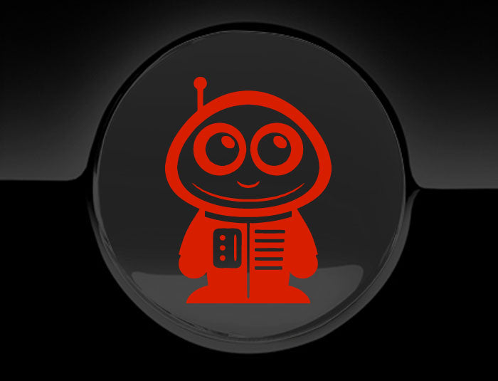 Adorable Astronaut Fuel Cap Car Sticker