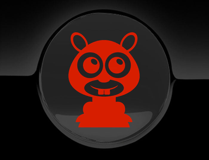 Adorable Mole Fuel Cap Car Sticker
