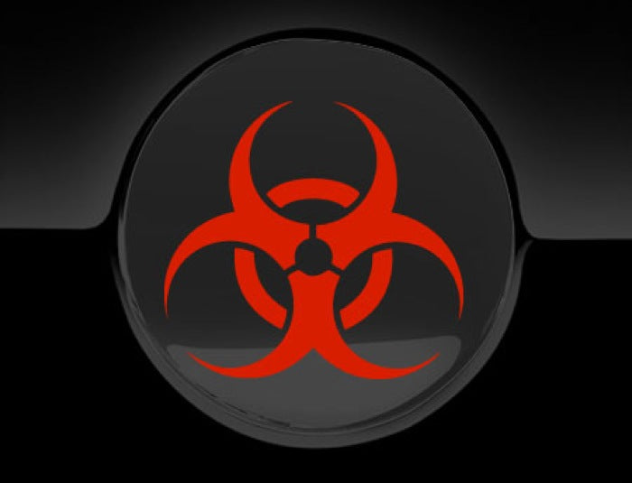 Biohazard Fuel Cap Cover Car Sticker