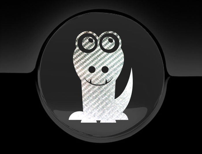 Adorable Alligator Fuel Cap Car Sticker