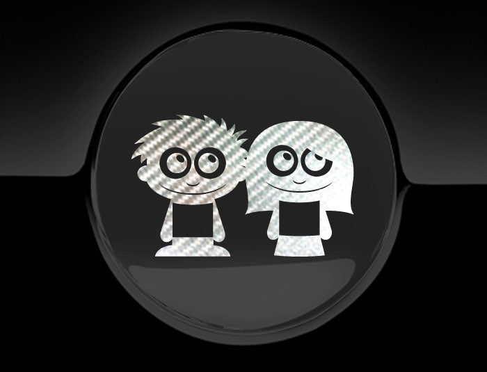 Adorable Friends Fuel Cap Car Sticker