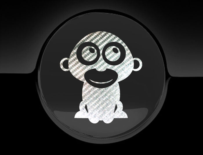 Adorable Gorilla Fuel Cap Car Sticker