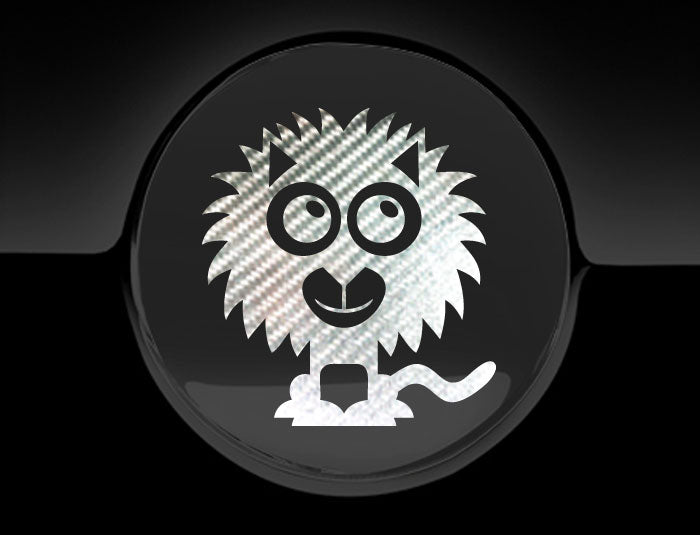 Adorable Lion Fuel Cap Car Sticker