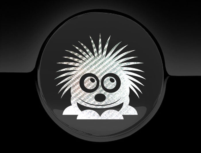 Adorable Porcupine Fuel Cap Car Sticker