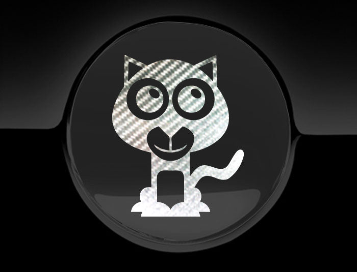 Adorable Panther Fuel Cap Car Sticker