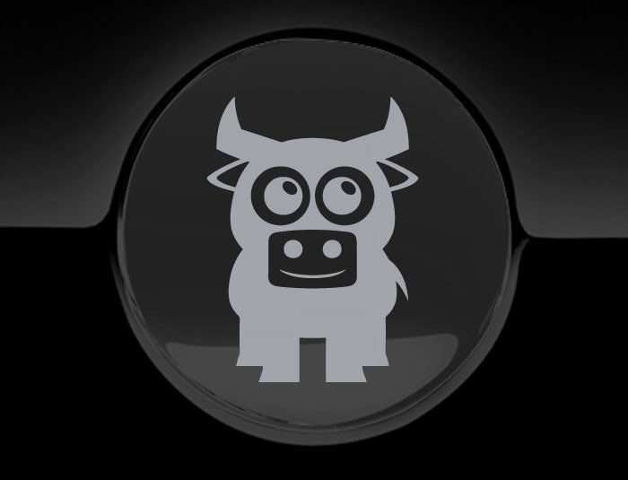 Adorable Bull Fuel Cap Car Sticker