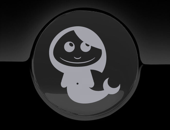 Adorable Mermaid Fuel Cap Car Sticker