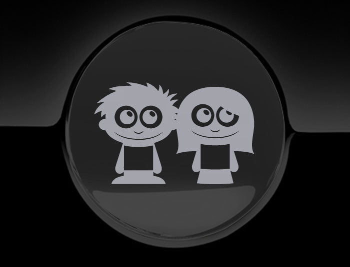 Adorable Friends Fuel Cap Car Sticker