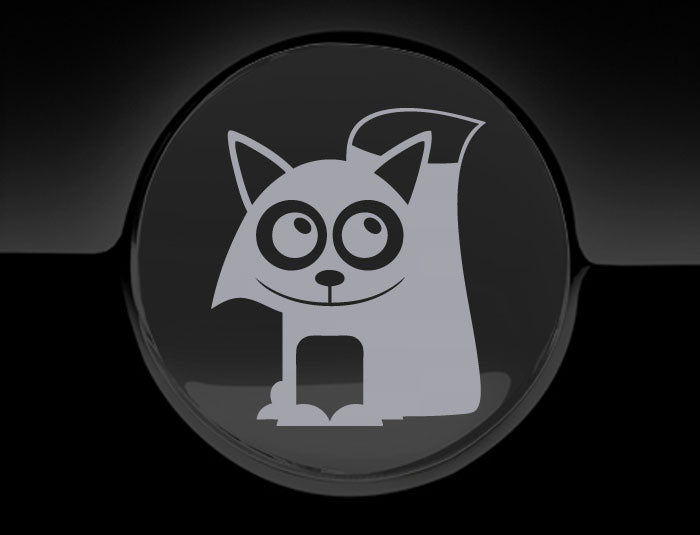 Adorable Fox Fuel Cap Car Sticker