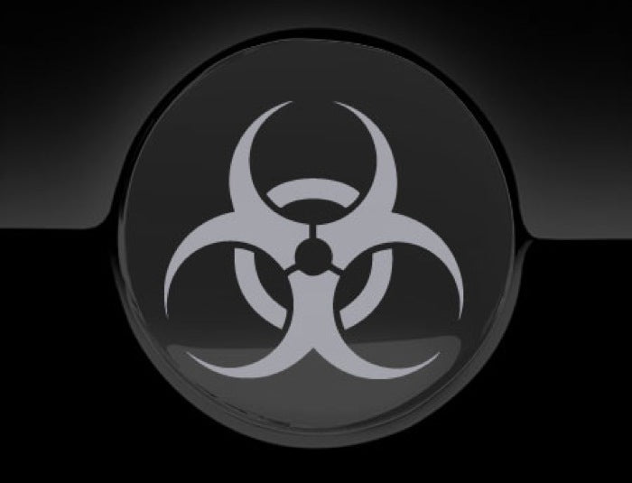 Biohazard Fuel Cap Cover Car Sticker