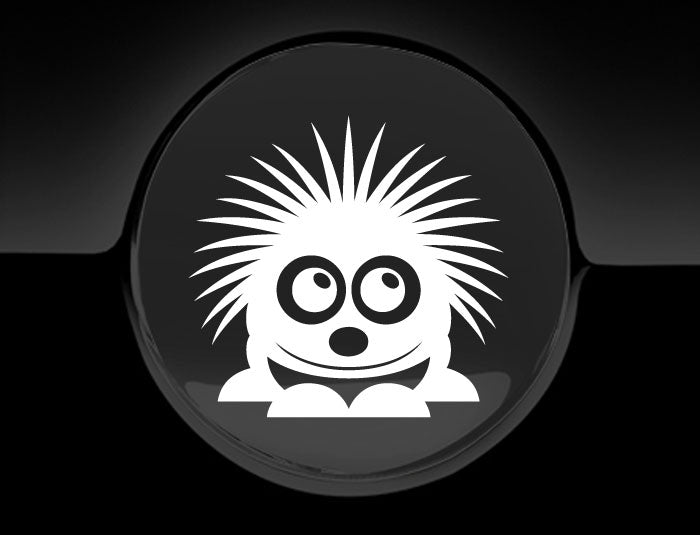 Adorable Porcupine Fuel Cap Car Sticker