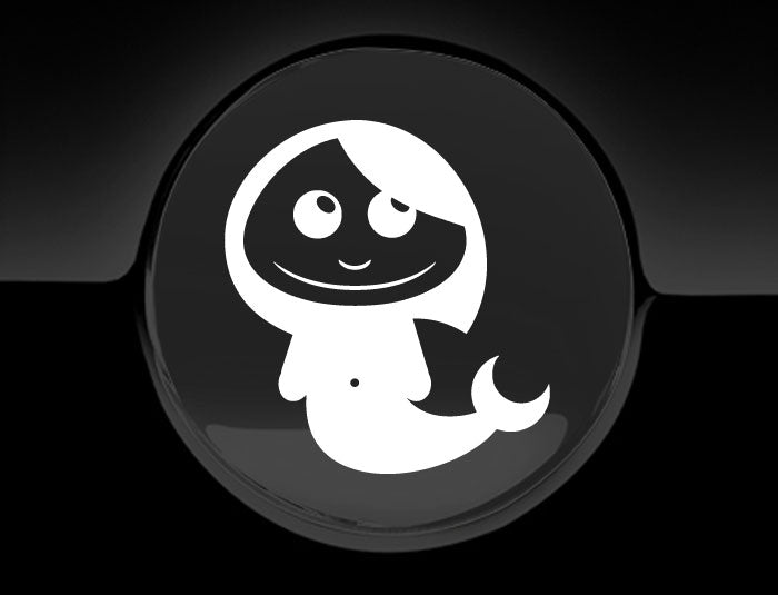 Adorable Mermaid Fuel Cap Car Sticker