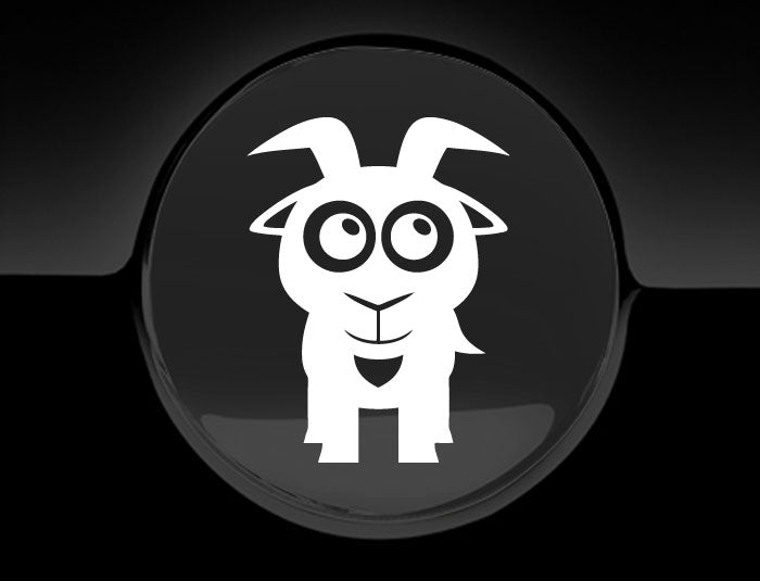Adorable Goat Fuel Cap Car Sticker
