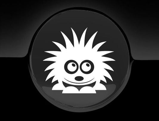 Adorable Hedgehog Fuel Cap Car Sticker