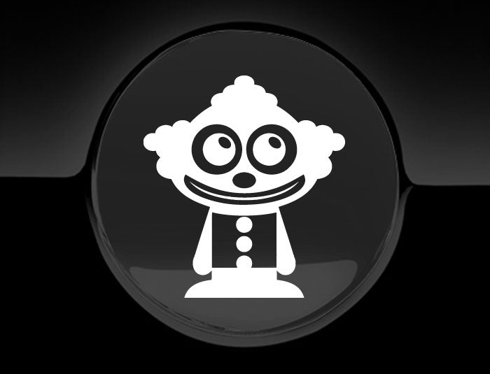 Adorable Clown Fuel Cap Car Sticker