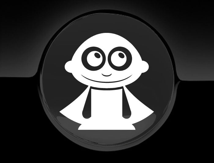 Adorable Superhero Fuel Cap Car Sticker