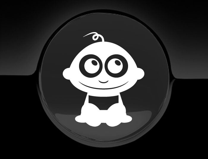 Adorable Baby Fuel Cap Car Sticker