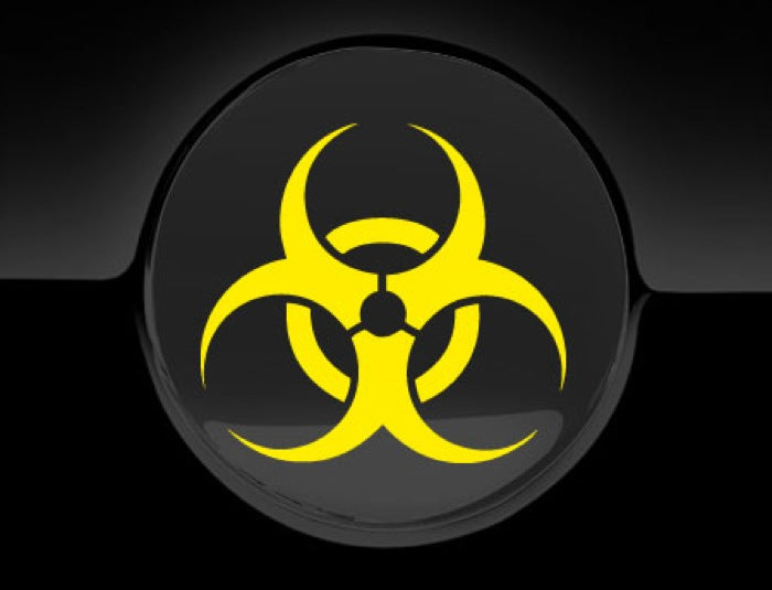 Biohazard Fuel Cap Cover Car Sticker