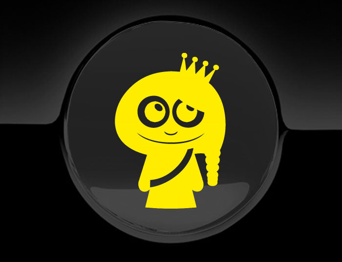 Adorable Princess Fuel Cap Car Sticker
