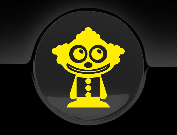 Adorable Clown Fuel Cap Car Sticker