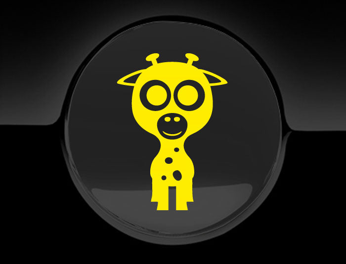 Adorable Giraffe Fuel Cap Car Sticker