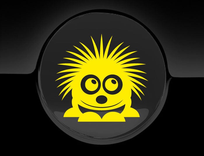 Adorable Porcupine Fuel Cap Car Sticker