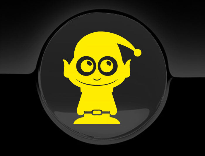 Adorable Elf Fuel Cap Car Sticker