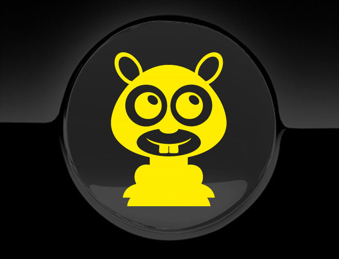 Adorable Mole Fuel Cap Car Sticker