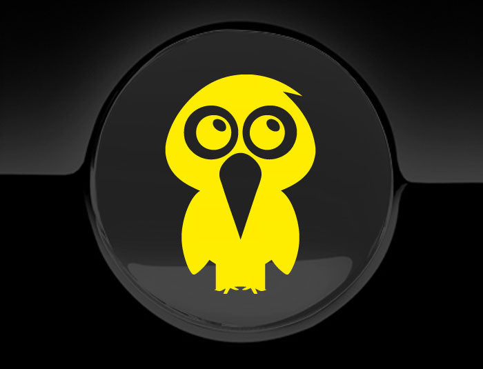 Adorable Hawk Fuel Cap Car Sticker