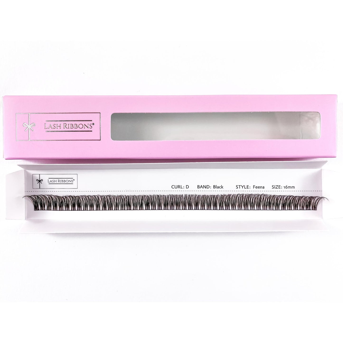 3D 'C' Curl Black / Brown Lash Ribbons® Starter Kit (With Clear Lash Bond)