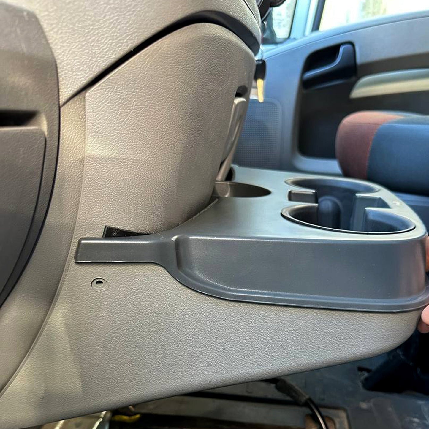 For Peugeot Boxer Cupholder Console - Grey | Van-X