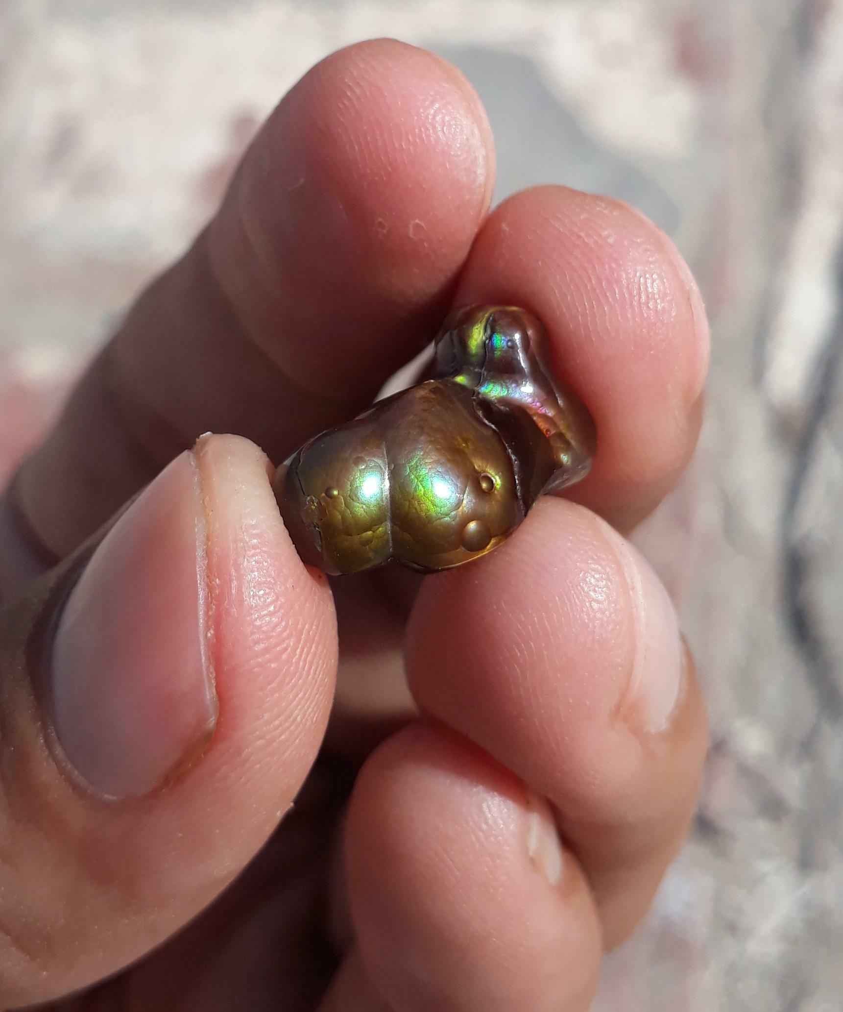 9.2ct Mexican Fire Agate,  Rare Fire Agate, Polished fire agate - Perfect gemstone Gift,  Dimensions 18 x 11 mm