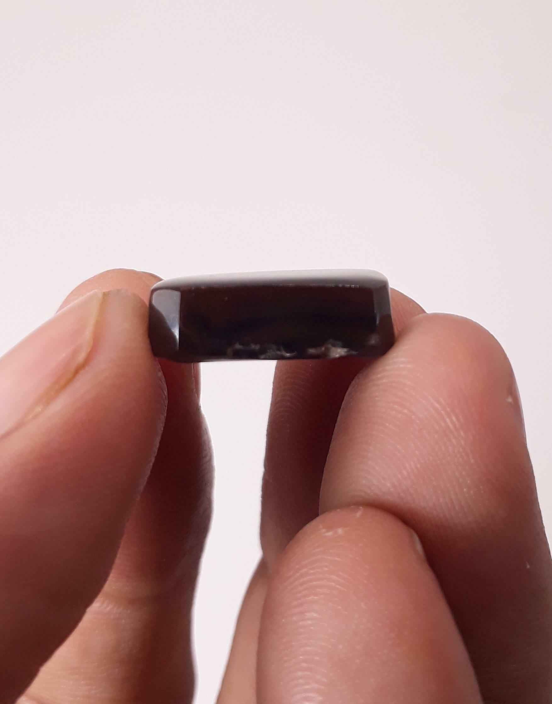 13.7ct Mexican Fire Agate,  Green Fire Agate - Perfect gemstone Gift, Rectangular Fire Agate, Rare Gemstone than Diamonds, Dimensions 17 x 12.5 mm