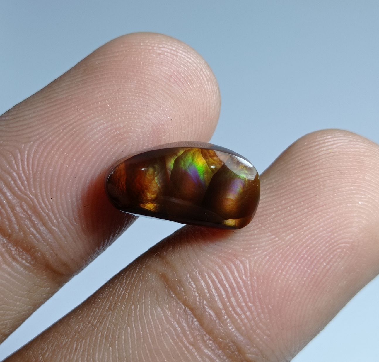 5.7ct Natural Fire Agate - Perfect Gemstone Gift For Gems Lover - Rarer than Diamond, Dimensions 16x8x4.5mm