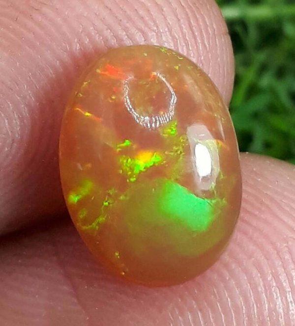 2.1ct AAA Quality Opal for Sale - White Fire Opal - Welo Opal - Honey Opal - October Birthstone -12x8mm