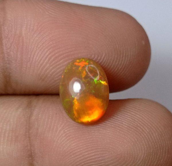2.1ct AAA Quality Opal for Sale - White Fire Opal - Welo Opal - Honey Opal - October Birthstone -12x8mm
