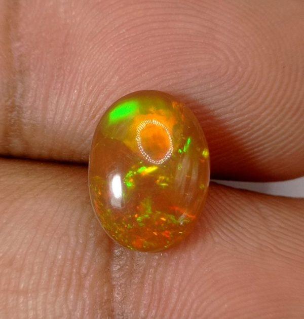 2.1ct AAA Quality Opal for Sale - White Fire Opal - Welo Opal - Honey Opal - October Birthstone -12x8mm