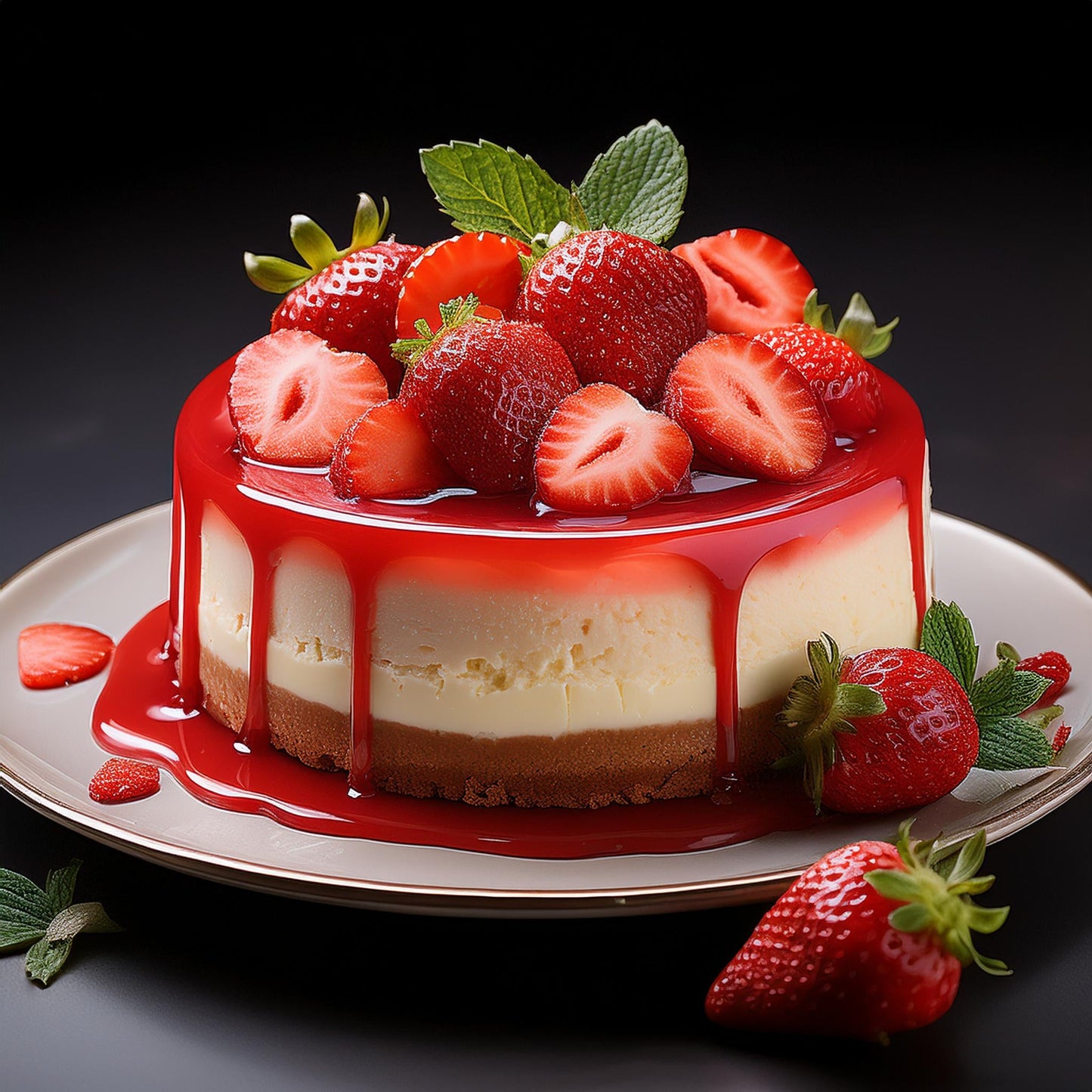 Strawberry Cheesecake Food Flavouring - Professional High Strength - 50ml
