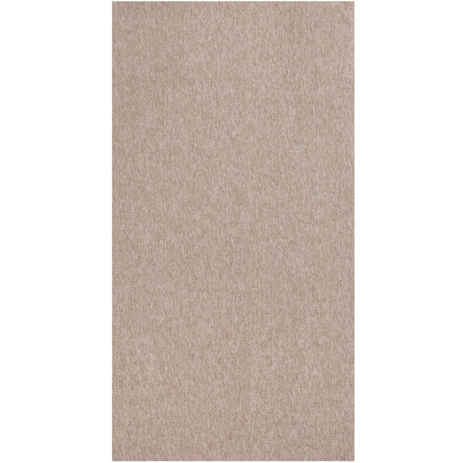 Flex Beige Low Pile Solid Rug